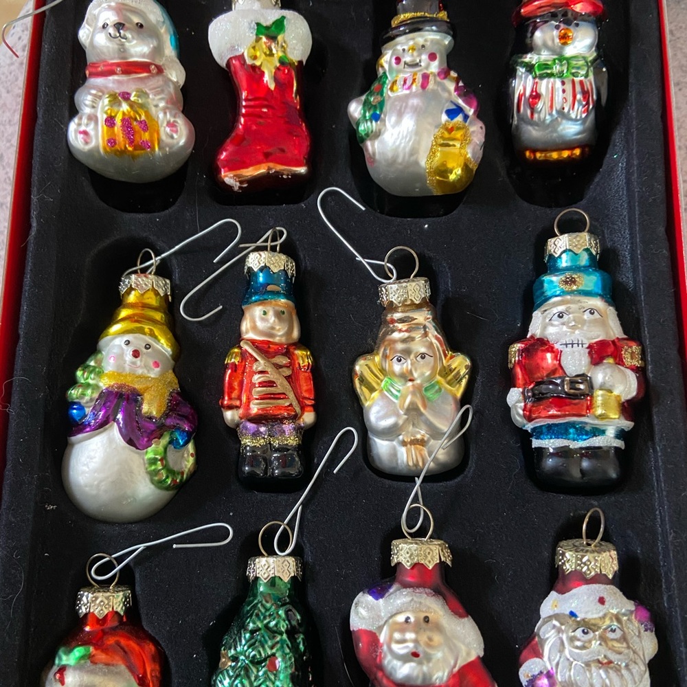 COPY - Vintage Avon Glass Miniature Ornaments